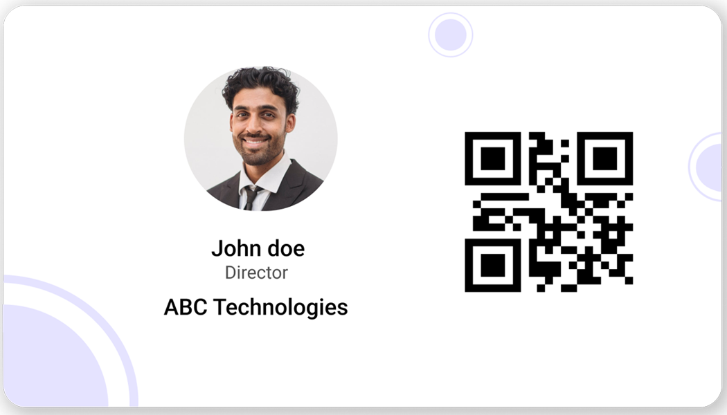 Front of Business Card